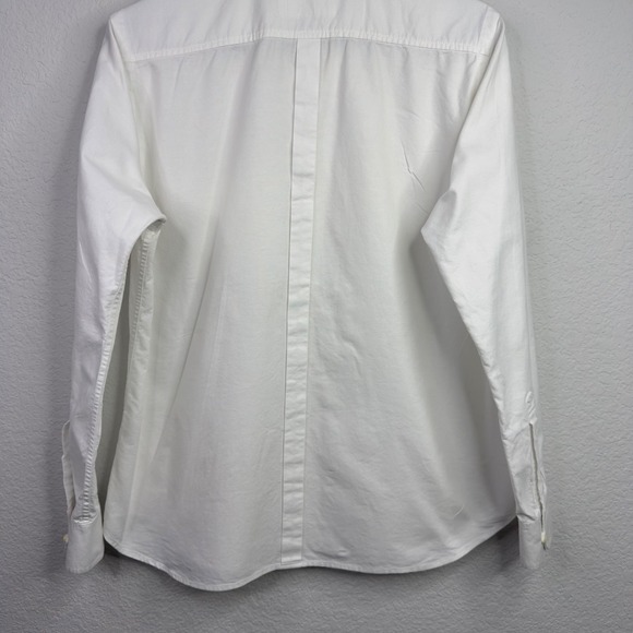 Kardo Wildfang Shirt Womens L White Button Oxford Minimalist Career Preppy - Picture 6 of 12